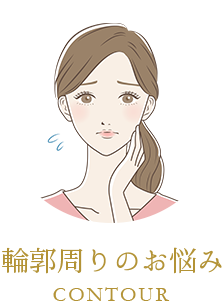 輪郭周りのお悩み
